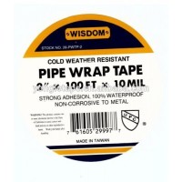 2" x 100' Pipe Wrap Tape/ UPC Approved PVC Pipe Wrapping Tape